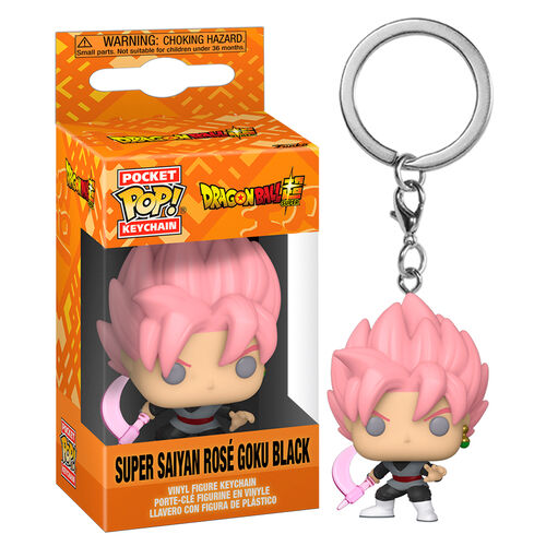 Funko Pop Keychain Dragon Ball Super Super Saiyan Rosé Goku Black With Scythe