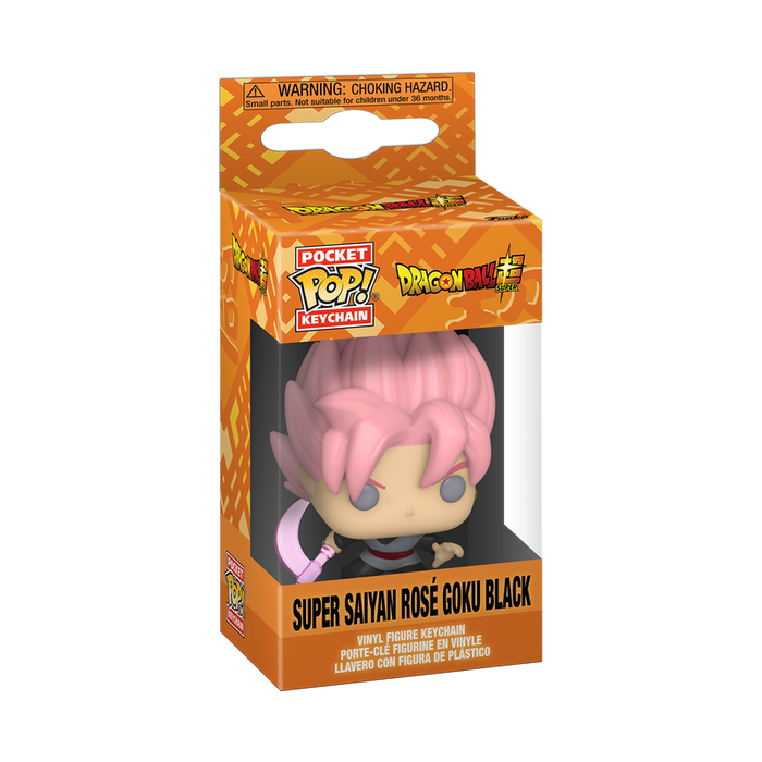 Funko Pop Keychain Dragon Ball Super Super Saiyan Rosé Goku Black With Scythe