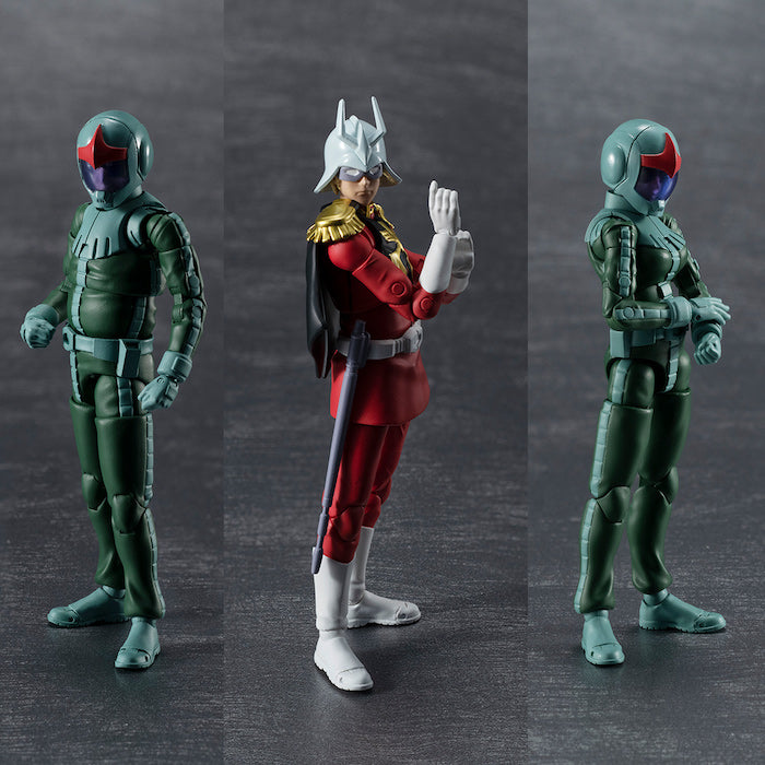 G.M.G Principality of Zeon Army Soldier 04～05～06 Normal Suit Soldier & Char Aznable Set [with gift] 1/18