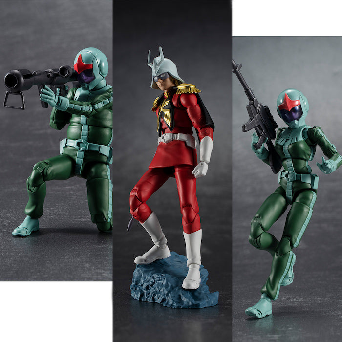 G.M.G Principality of Zeon Army Soldier 04～05～06 Normal Suit Soldier & Char Aznable Set [with gift] 1/18