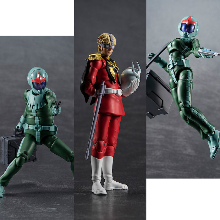 G.M.G Principality of Zeon Army Soldier 04～05～06 Normal Suit Soldier & Char Aznable Set [with gift] 1/18