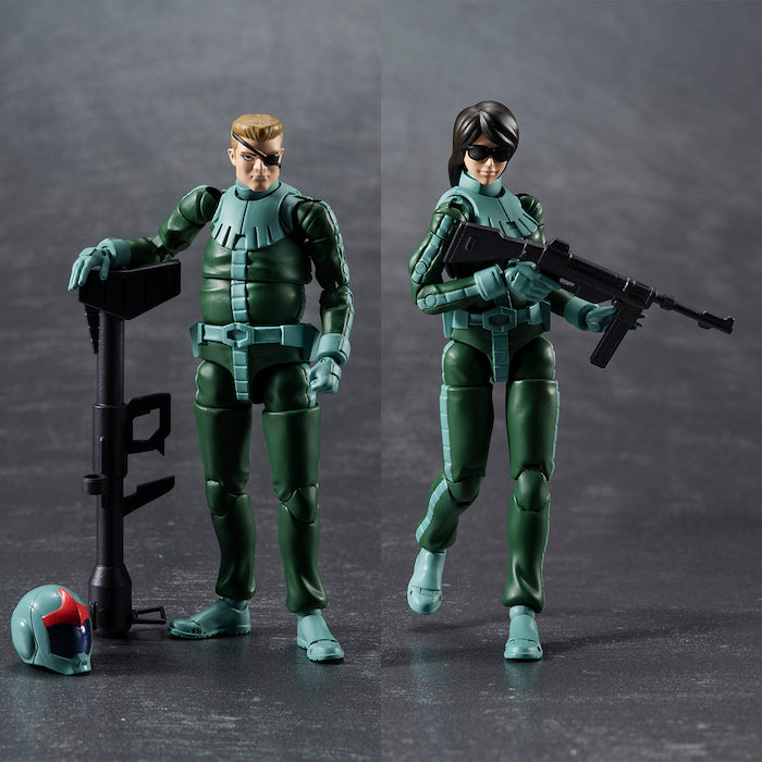 G.M.G Principality of Zeon Army Soldier 04～05～06 Normal Suit Soldier & Char Aznable Set [with gift] 1/18