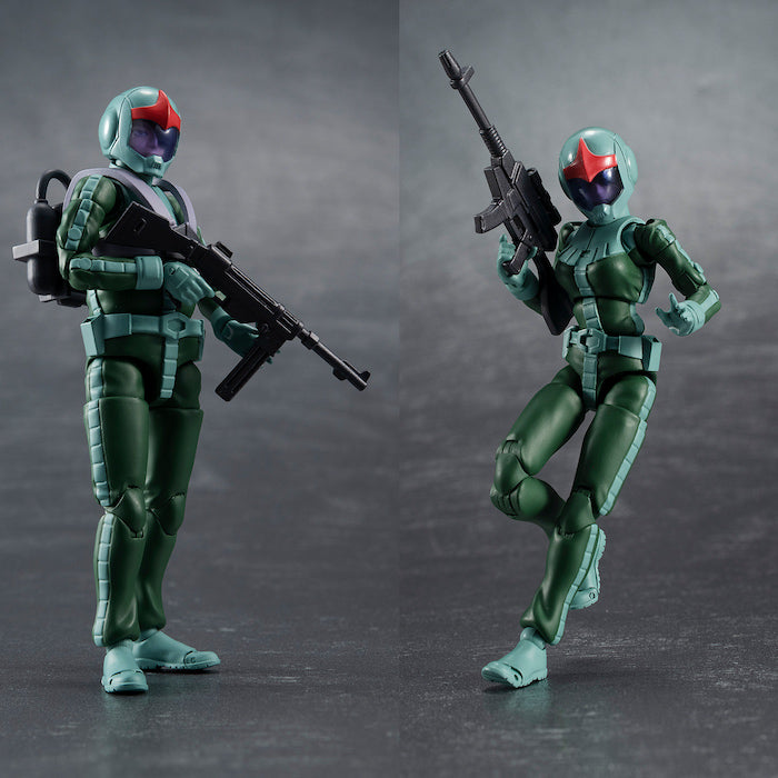 G.M.G Principality of Zeon Army Soldier 04～05～06 Normal Suit Soldier & Char Aznable Set [with gift] 1/18