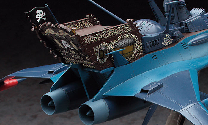 Galaxy Express - Space Pirate Battleship Arcadia Second Ship (Phantom Death Shadow Conversion) 1/1500