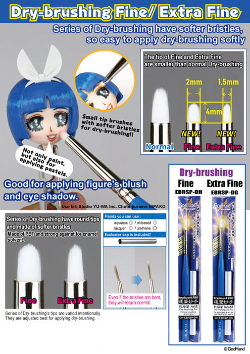 GodHand - Brushwork Pro Dry-Brushing Extra Fine