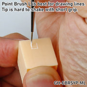 GodHand - Brushwork ShortGrip Point Brush L