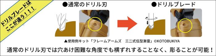 GodHand - Drill Blade (Chisel Bit Set)