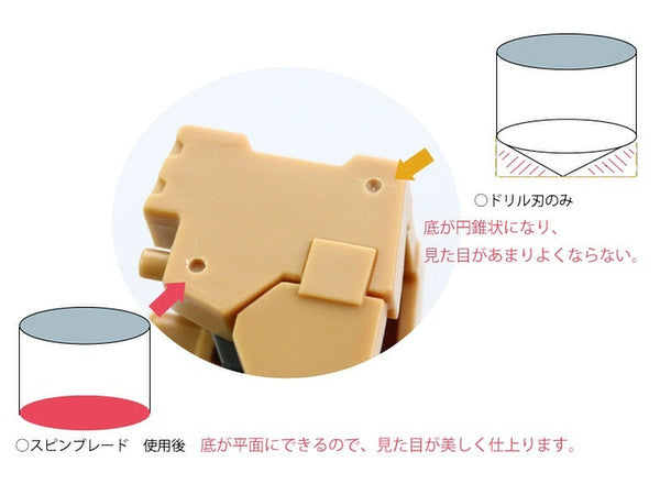 GodHand - Spin Blade Chisel Bit 2.4mm GH-SB-24