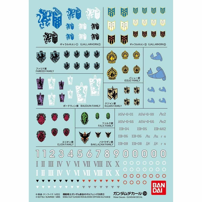 Gundam Decal 104 - Mobile Suit Gundam Iron-Blooded Orphans 2