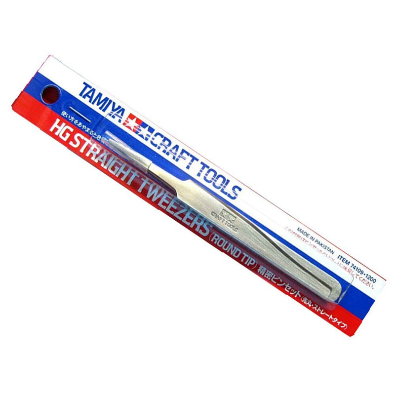 HG Angled Tweezer Straight Tip 74109
