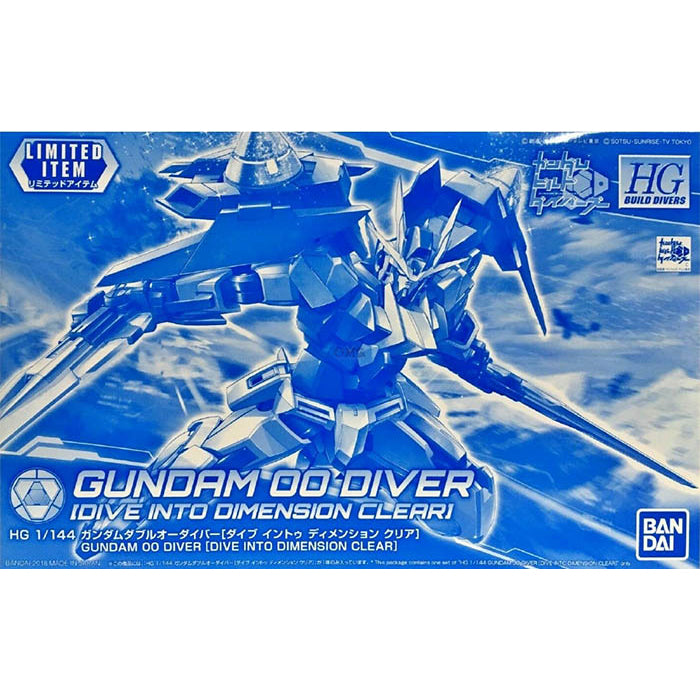 HGBD Gundam 00 Diver [Dive Into Dimension Clear] 1/144