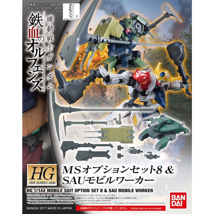 HGIBO #008 MS Option Set 8 & Sau Mobile Worker 1/144