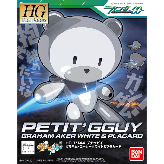 HG Petit'Gguy Graham Aker White & Placard 1/144