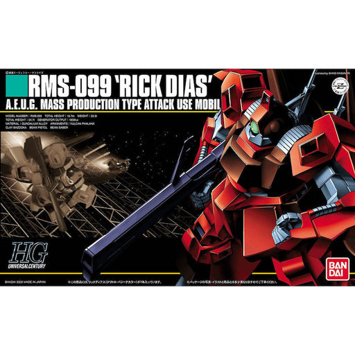 HGUC #033 Rick Dias Red 1/144