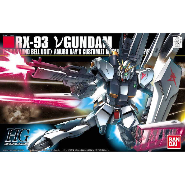 HG ガンプラ セット 1/144 HGUC 086 RX-93 Nu Gundam 1/144 — Panda Hobby