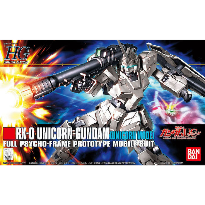 HGUC 101 RX-0 Unicorn Gundam (Unicorn Mode) 1/144