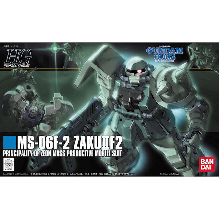 HGUC #105 MS-06F-2 Zaku II F2 Principality of Zeon Mass Productive Mobile Suit 1/144