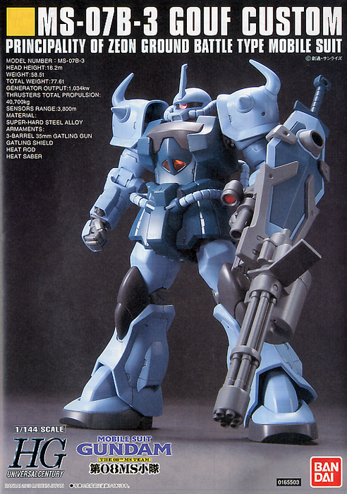 HGUC 117 Gouf Custom 1/144