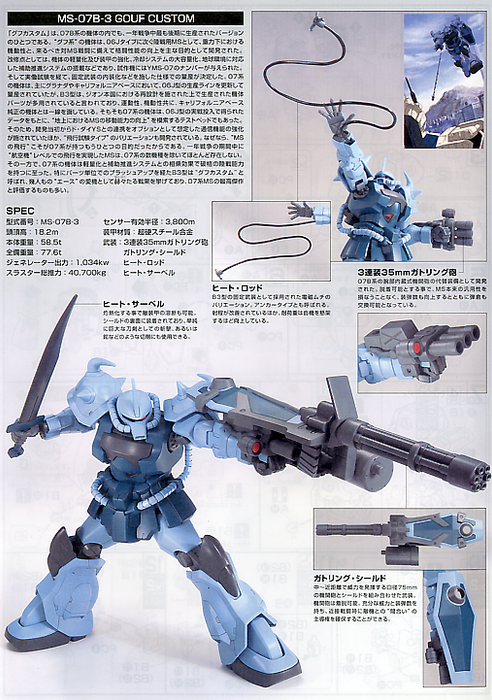 HGUC 117 Gouf Custom 1/144