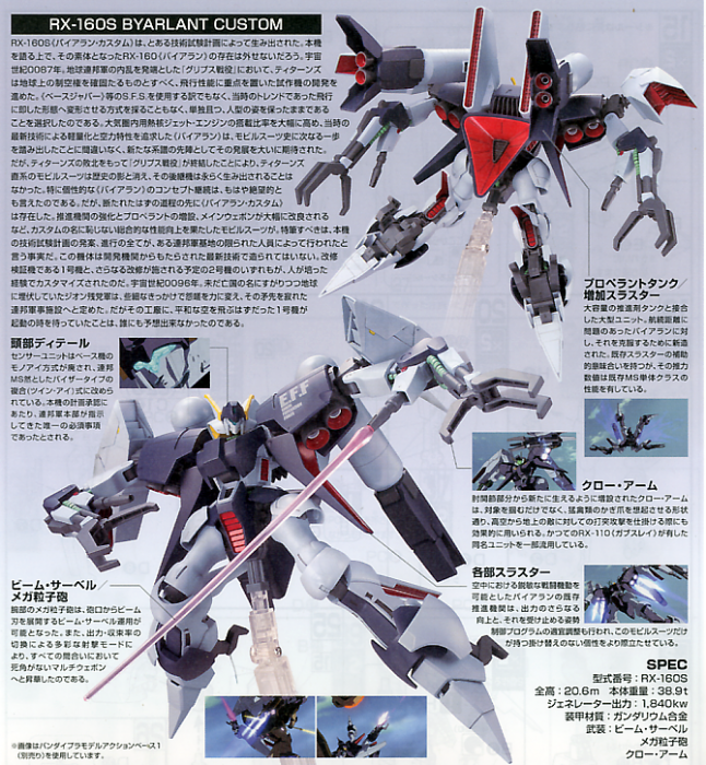 HGUC 147 Byarlant Custom 1/144