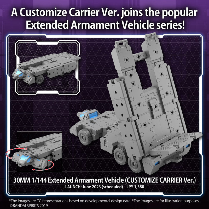 30MM EV-13 Extended Armament Vehicle (Customize Carrier Ver.) 1/144