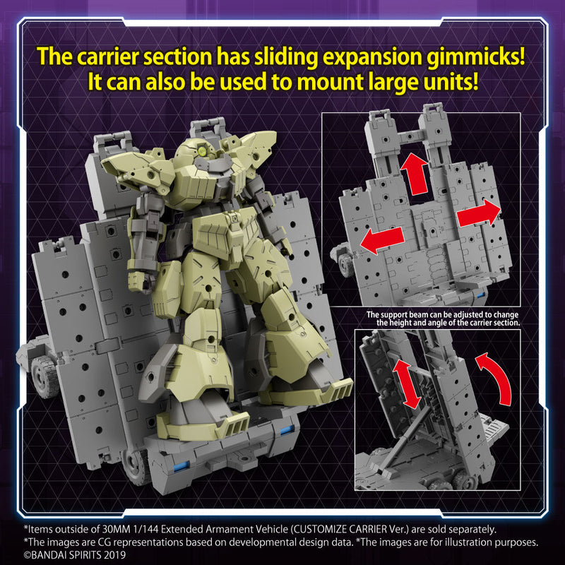 30MM EV-13 Extended Armament Vehicle (Customize Carrier Ver.) 1/144