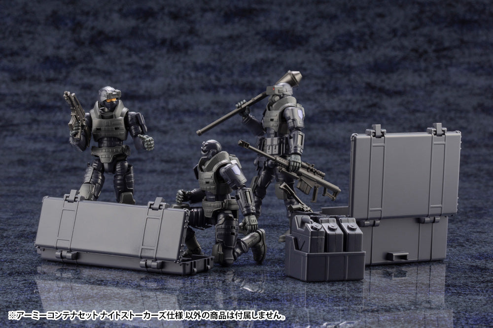 Hexa Gear -  Army Container Set Night Stalkers Ver. 1/24