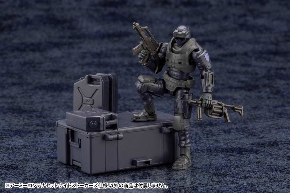Hexa Gear -  Army Container Set Night Stalkers Ver. 1/24