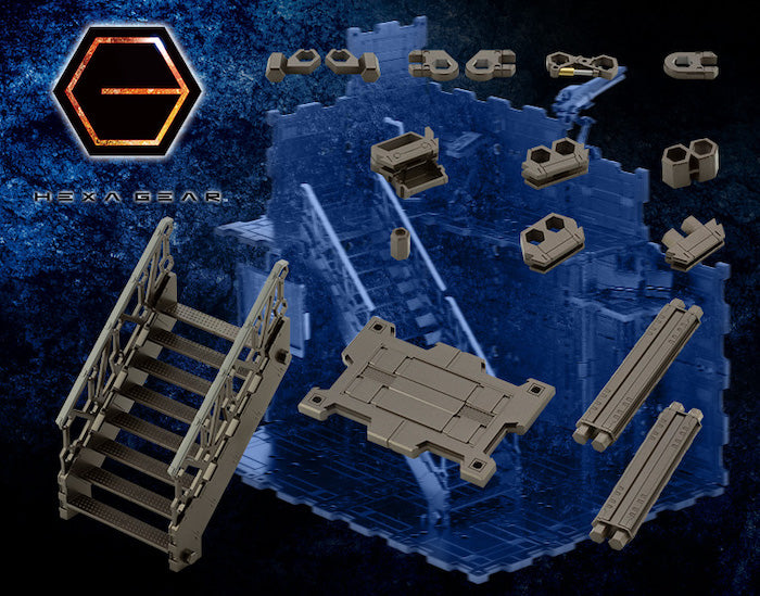 Hexa Gear - Gear Block Base 03 Lift Option A 1/24