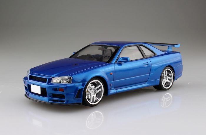 Initial D Hosino Kozo BNR34 Skyline GT-R 1/24