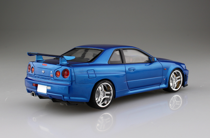 Initial D Hosino Kozo BNR34 Skyline GT-R 1/24