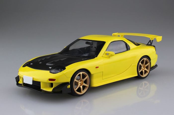 Initial D Takahashi Keisuke FD3S RX-7 Project D Ver. 1/24