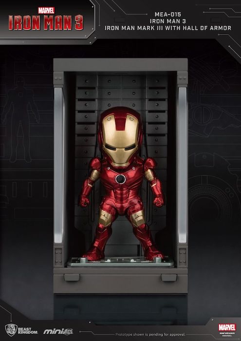 Iron Man 3 - Iron Man Mark III with Hall of Armor