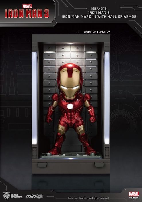 Iron Man 3 - Iron Man Mark III with Hall of Armor