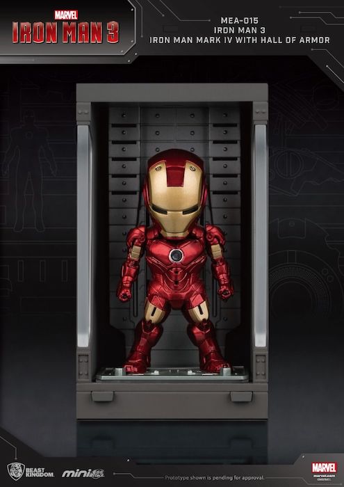 Iron Man 3 - Iron Man Mark IV with Hall of Armor