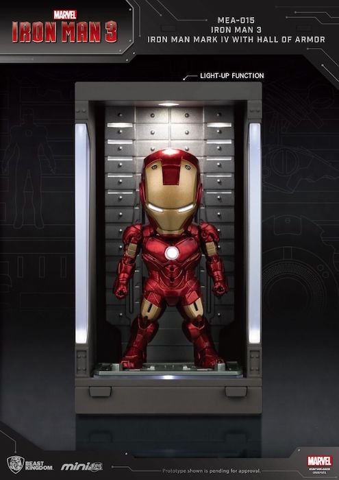 Iron Man 3 - Iron Man Mark IV with Hall of Armor