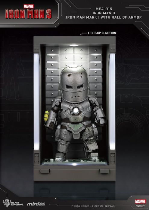 Iron Man 3 - Iron Man Mark I with Hall of Armor