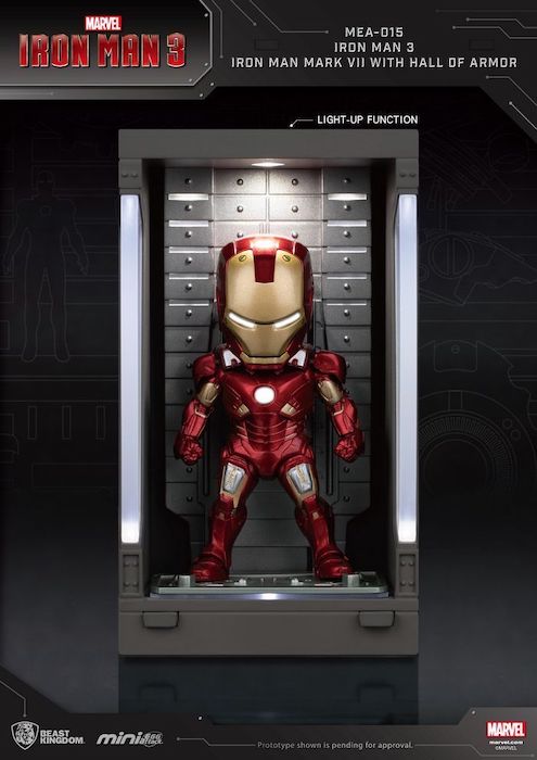 Iron Man 3 - Iron Man Mark VII with Hall of Armor