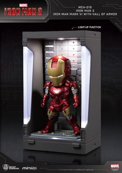 Iron Man 3 - Iron Man Mark VI with Hall of Armor