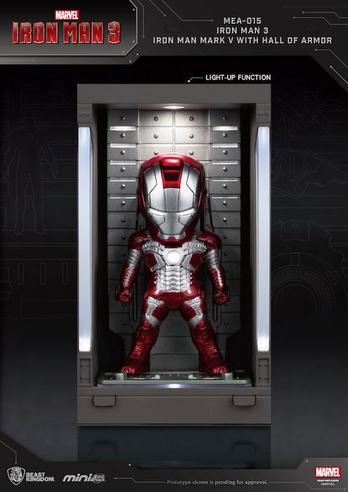 Iron Man 3 - Iron Man Mark V with Hall of Armor