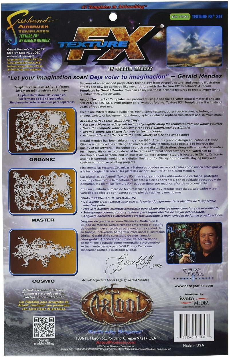 Iwata Artool Texture FX Freehand Airbrush Template
