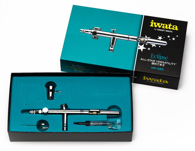 Iwata Eclipse HP-SBS 0.35mm Side Feed Dual Action Airbrush ECL3500
