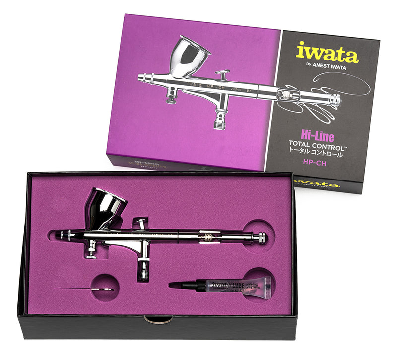 Iwata Hi-Line HP-CH 0.3mm Gravity Feed Dual Action Airbrush H4100