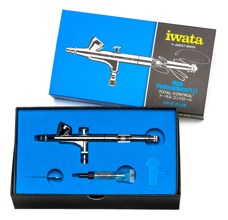 Iwata High Performance HP-B 0.2mm Plus Gravity Feed Dual Action Airbrush H2001