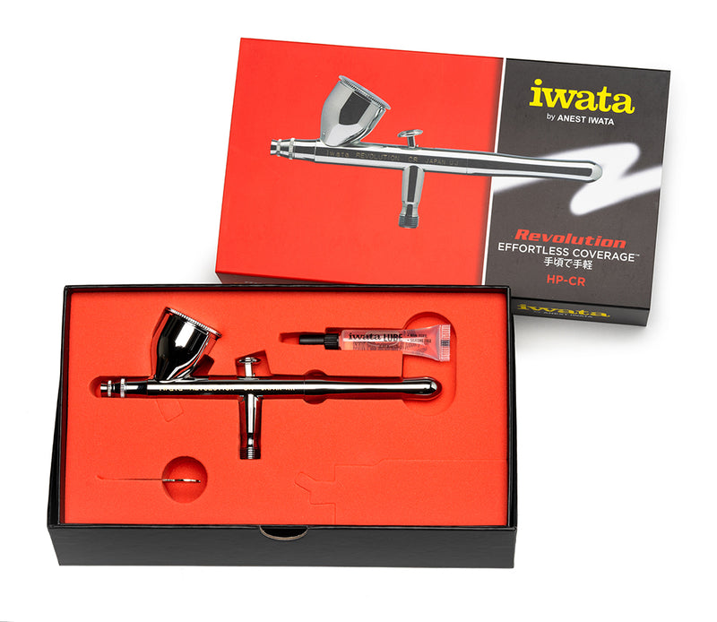Iwata Revolution HP-CR 0.5mm Gravity Feed Dual Action Airbrush R4500