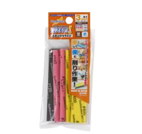 Kamiyasu Sanding Stick 3mm Assortment Set A (#120, #240, #400) (5pcs)