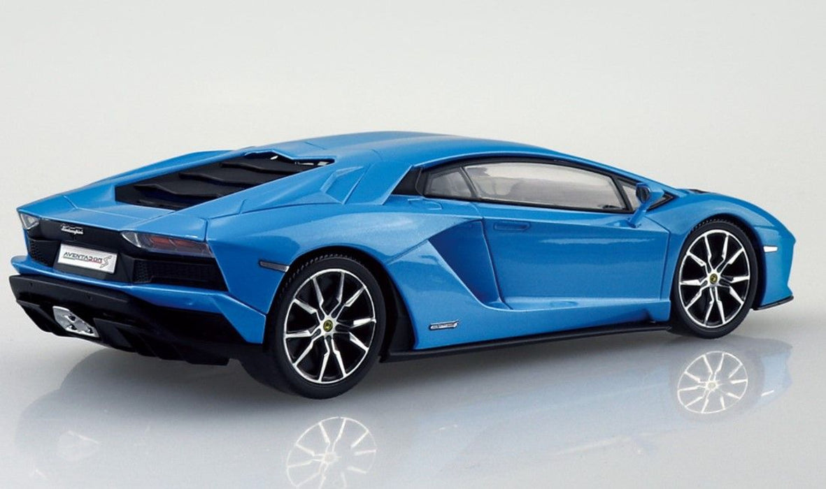 Snap Kit 12-E Lamborghini Aventador S (Pearl Blue) 1/32