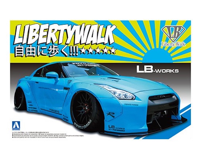 Liberty Walk #09 GT-R R35 Ver.1 1/24