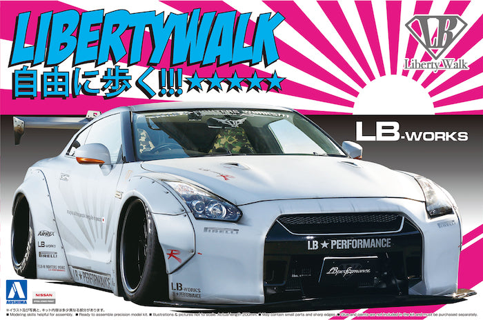 Liberty Walk #10 GT-R R35 Ver.2 1/24