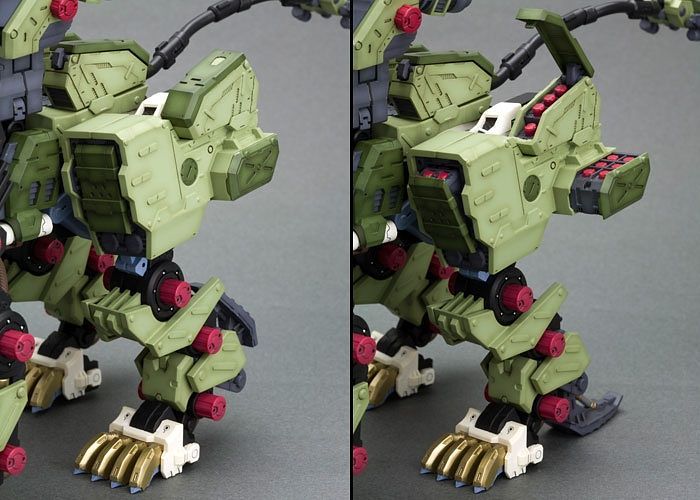 HMM - RZ-041 Liger Zero Panzer Marking Plus Ver. - Zoids 1/72